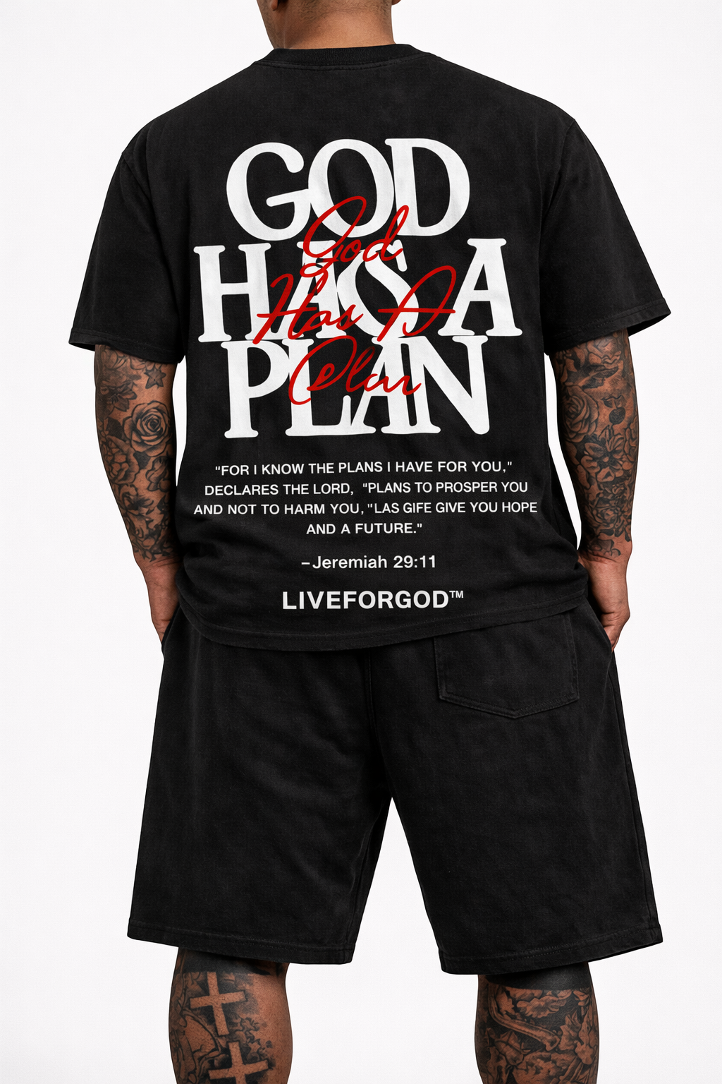 Christion God Has A Plan T-shirt LIVEFORGOD™