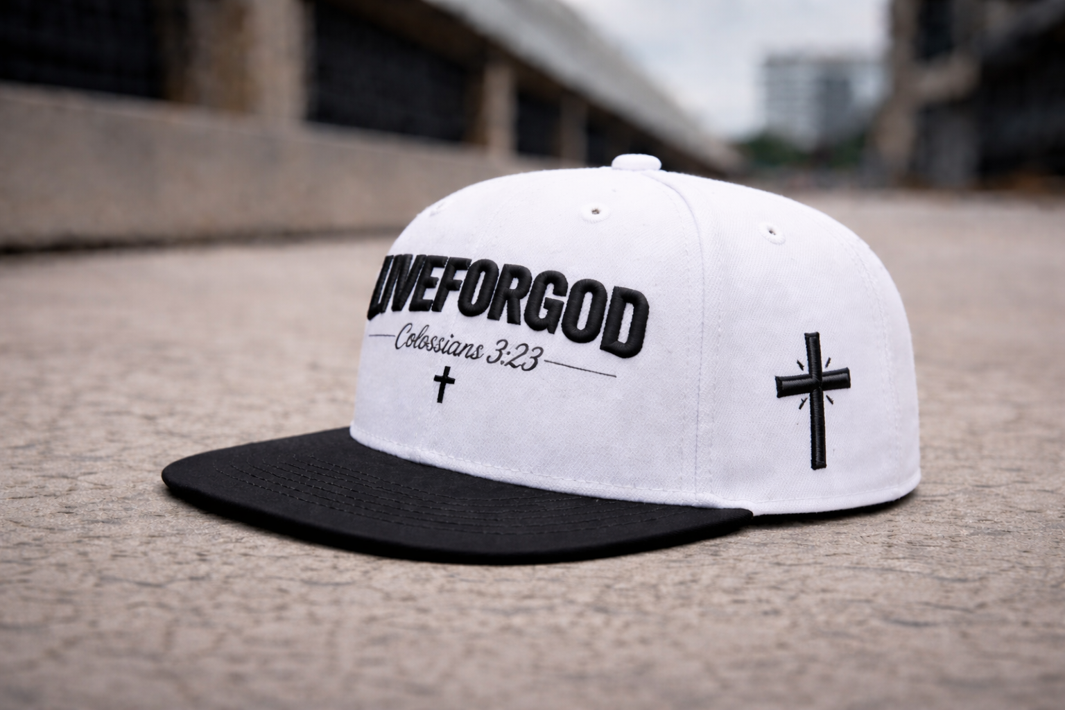 Christian Hat Colossians 3:23 LIVEFORGOD™