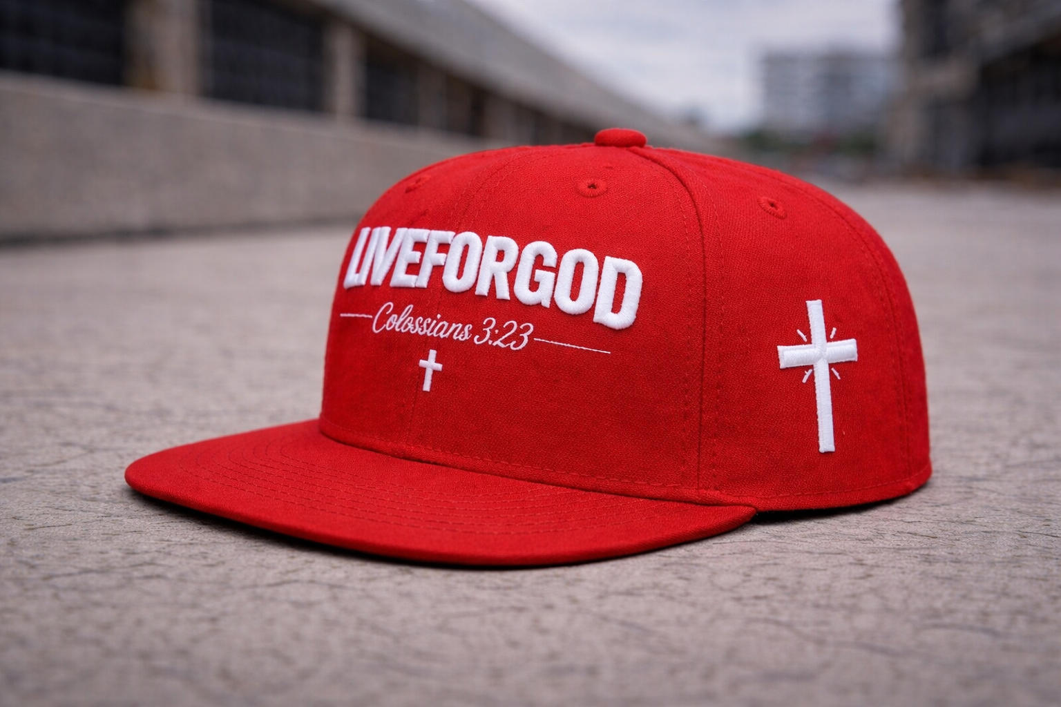 Christian Hat Colossians 3:23 LIVEFORGOD™