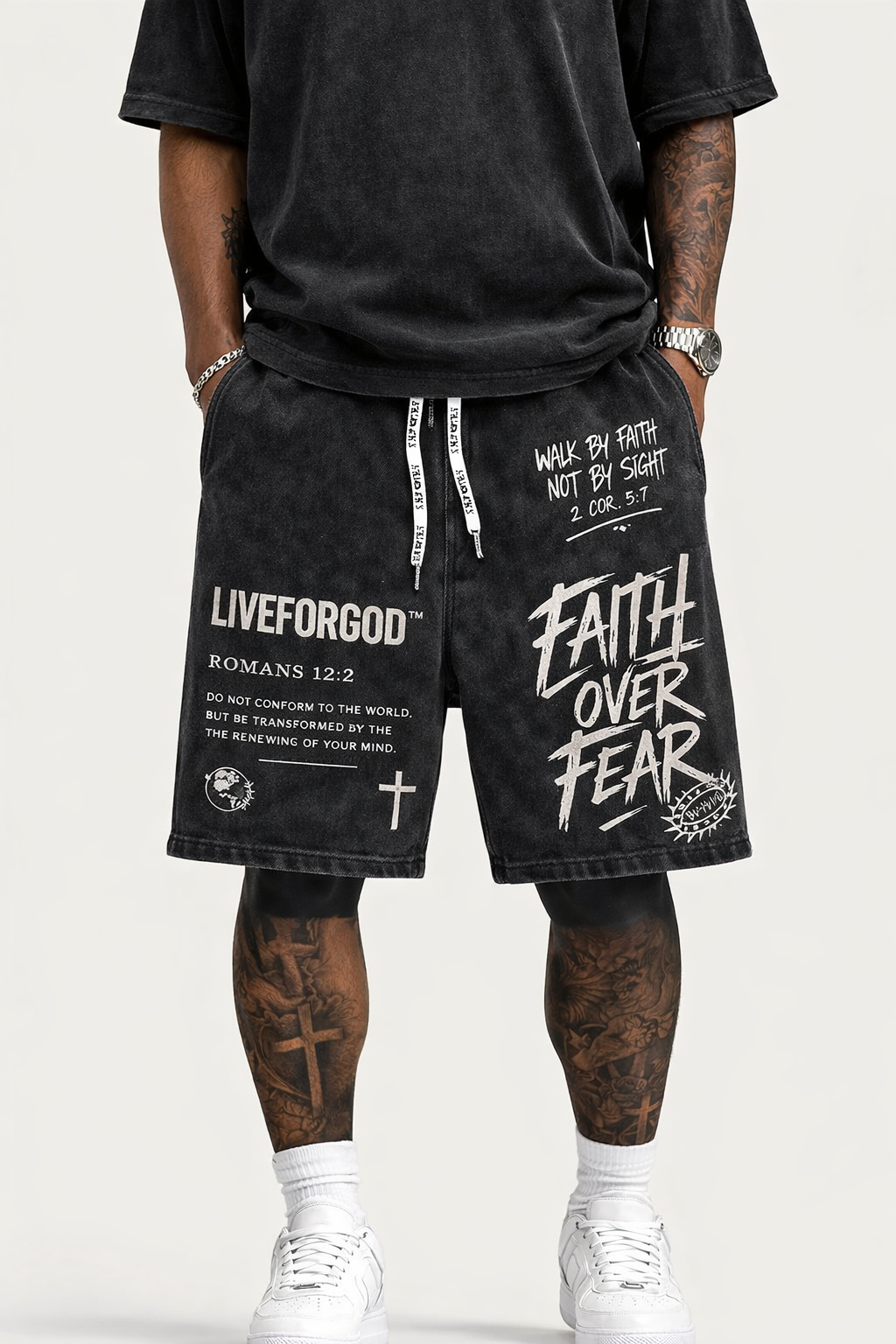 Christian Shorts Romans 12:2 LIVEFORGOD™