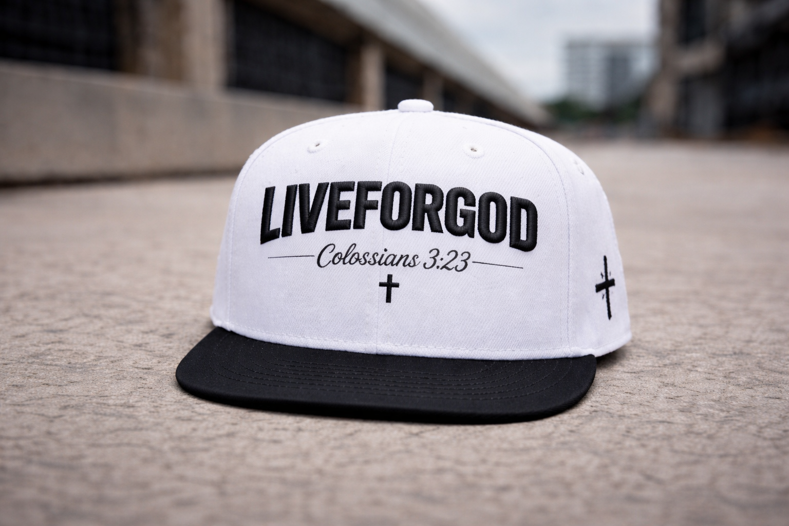 Christian Hat Colossians 3:23 LIVEFORGOD™