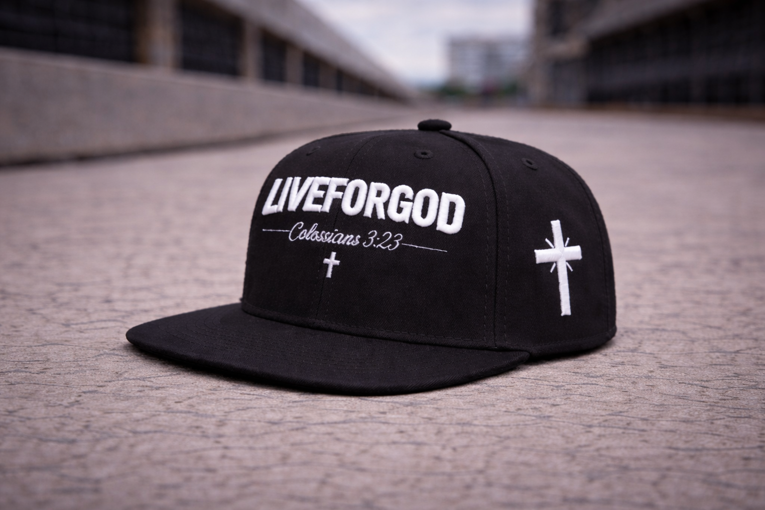 Christian Hat Colossians 3:23 LIVEFORGOD™