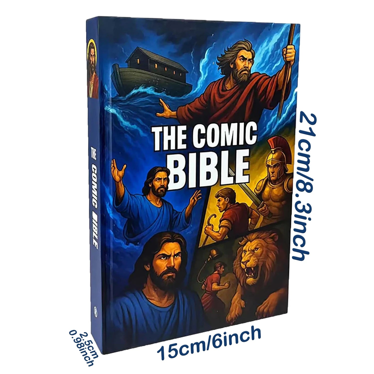 The Comic Bible for All Ages, New Full-Color Illustrated Bible Comic Book, from Genesis to Revelation with Complete, Christian G