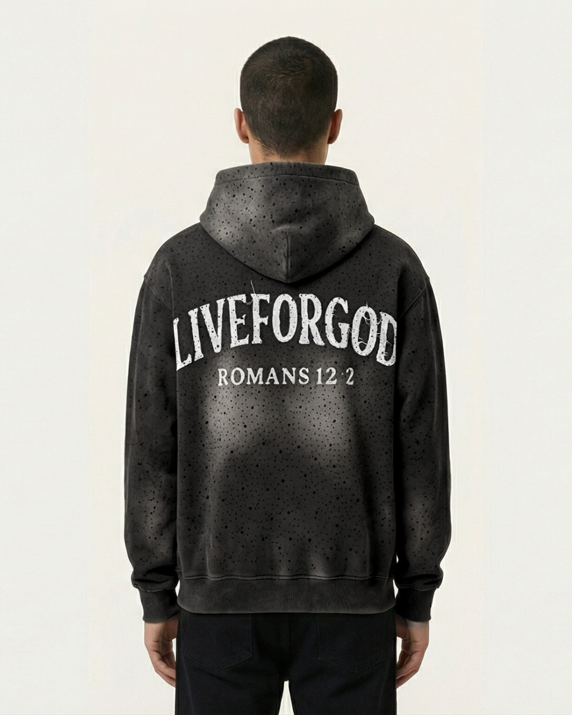 Christion zip up Romens 12:2 Scripture LIVEFORGOD™