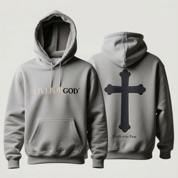 LIGHT GRAY  HOODIE